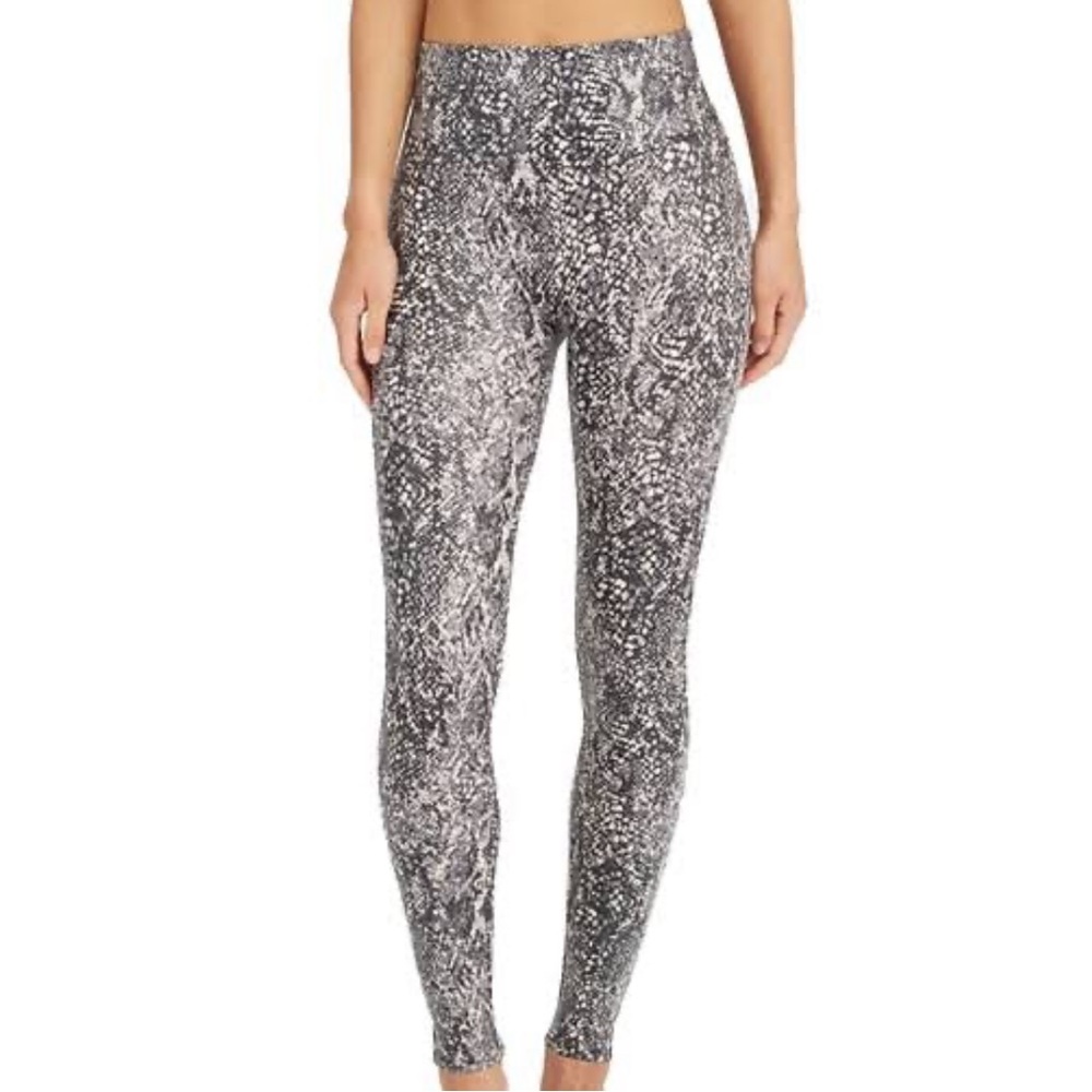 SPANX Faux Leather Snake Shine Leggings